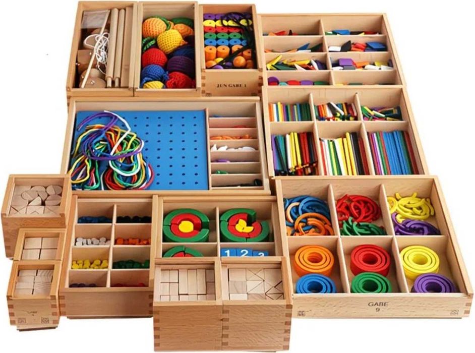 Обучающий набор из дерева "Дары Фребеля"