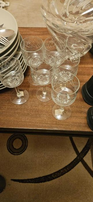 Чаши за ракия със столче - 6 бр