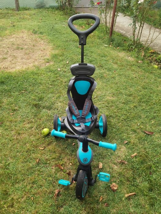 Детска триколка 4 в 1 Globber -Trike Explorer, синьо-зелена