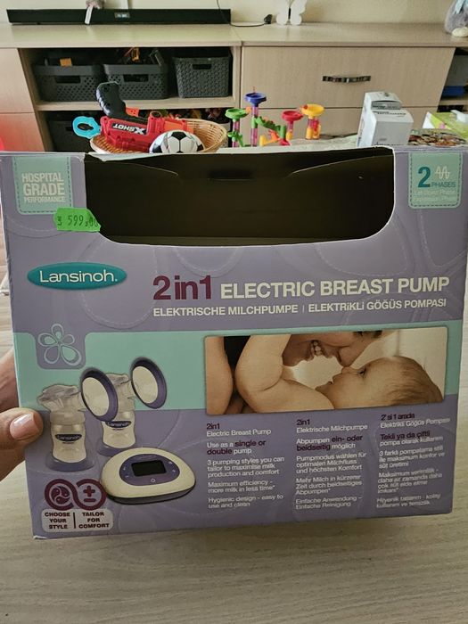 Pompa de san dubla , electrica Lansinoh 2 in 1