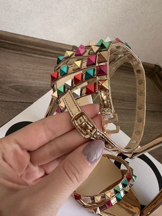 Официални дамски сандали на ток - 37 р-р