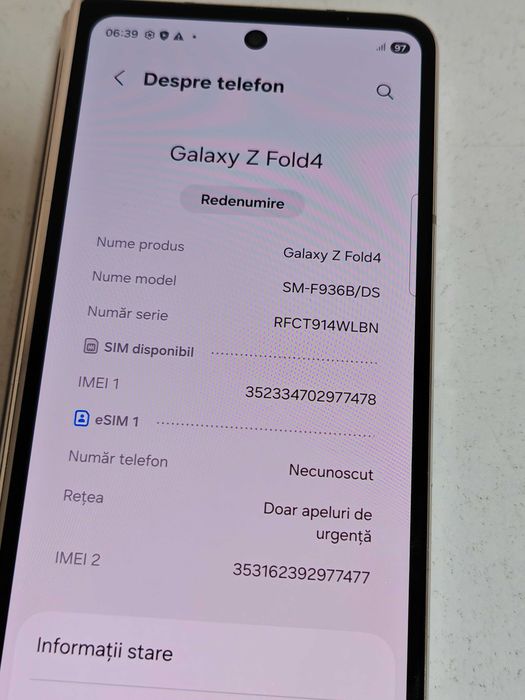 Samsung Galaxy Fold4, 12/256