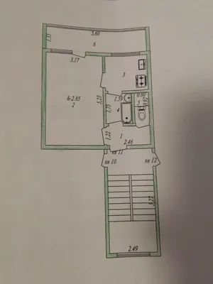 Чиланзар 15 квартал 1/4/4 Балкон 1,5х6