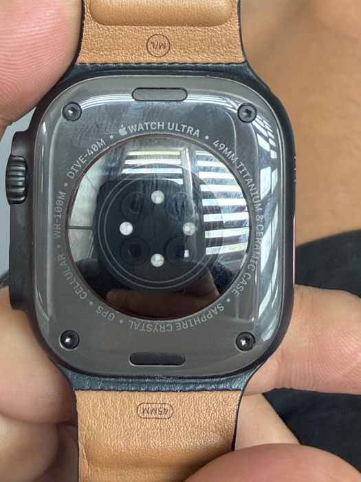 Смарт часовник Apple - Watch Ultra 3 Cellular, 49mm, L, Black Titanium/Black Titanium Milanese
