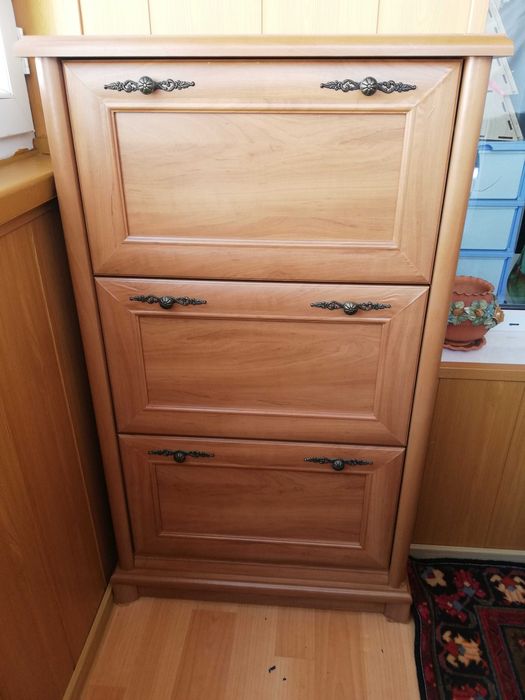 Обувница деревянная