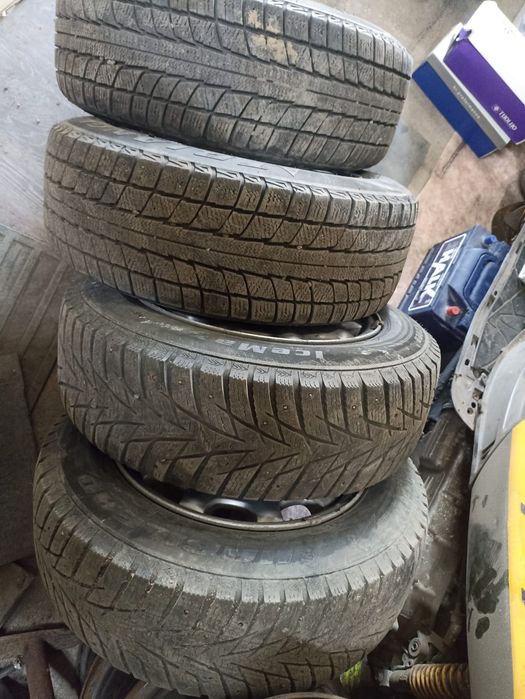 Продам бу диски с резиной