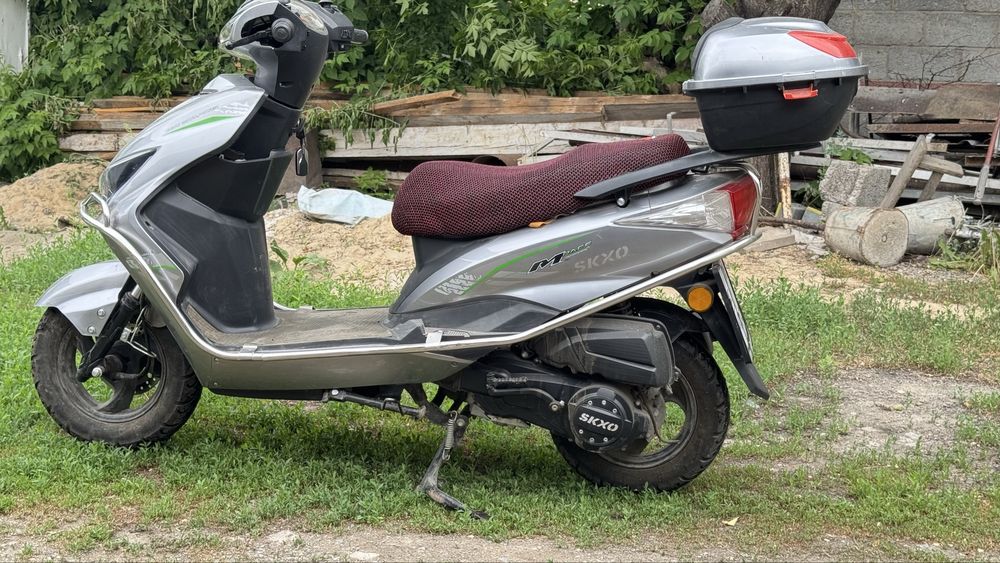 Мопед м8 серый цвет