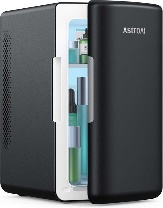 AstroAI Мини хладилник 2.0 Gen, 6 литра/8 кутии, малък хладилник