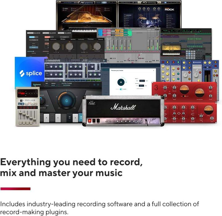 Профессиональная звуковая карта Focusrite Scarlett 2i2 4th Gen USB