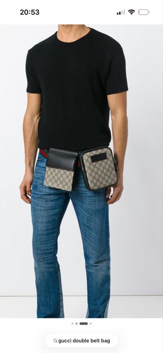 Gucci Double Belt Bag
