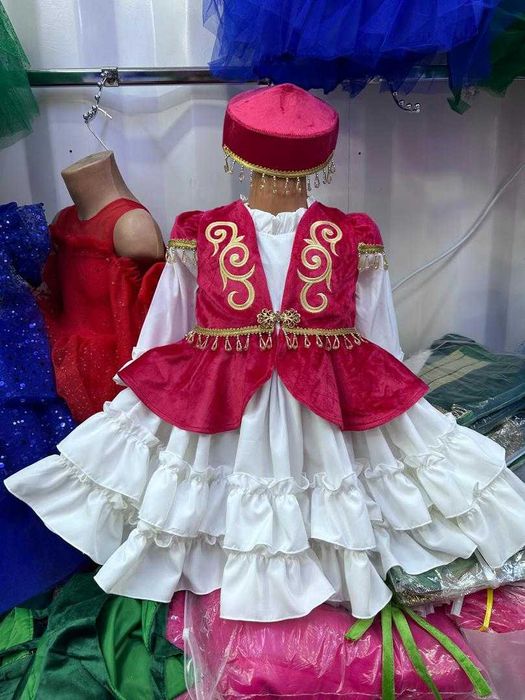 Национальный костюм для девочек Наурыз 2026