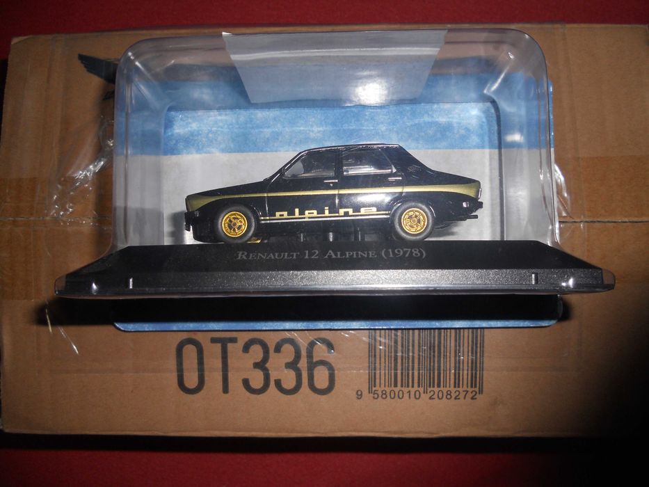 Macheta Renault 12 Alpine Black  scara 1/18,Otto