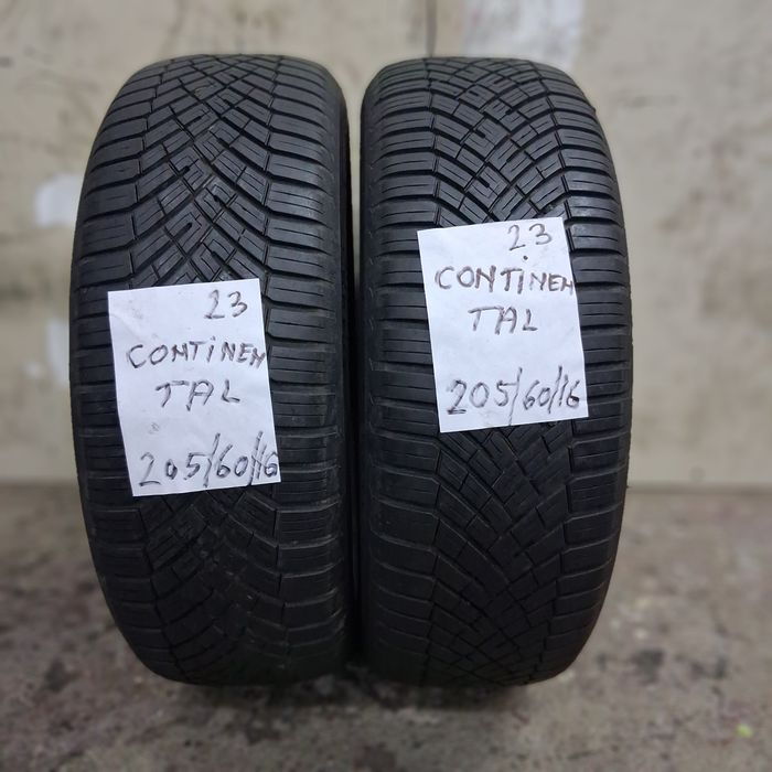 2×205/60/16 M+S.CONTINENTAL 2023.Stare excelenta.