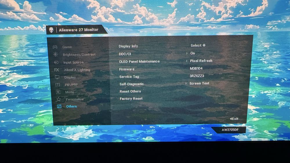 Monitor OLED Alienware AW2725DF 360hz ca nou