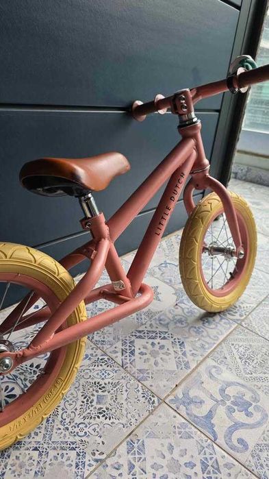 Bicicleta de echilibru Copii - Little Dutch - Roz pudra