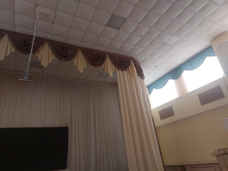 Установка гардин