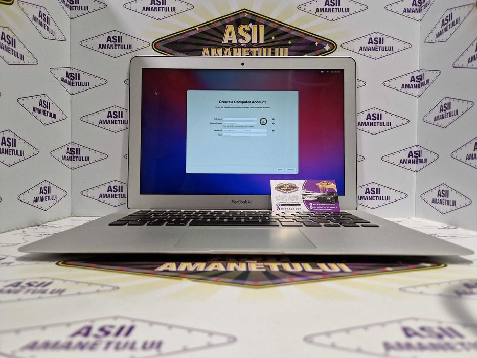Asii Amanetului-Laptop MacBook Air 13-inch (Model A1466, generația Early 2015) cu procesor Intel Core i5 și 4GB RAM / 128GB