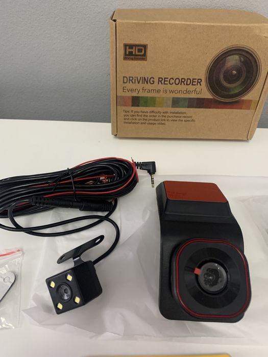 Camera Auto DVR 1080, Full HD fata si spate - Cadou card 64Gb