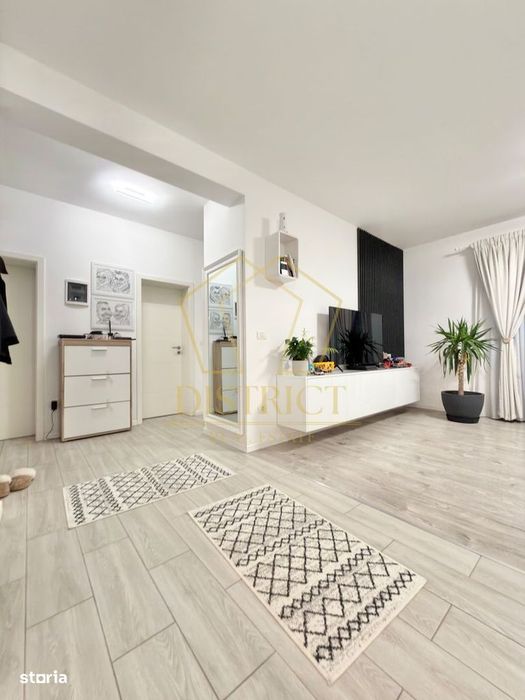 Apartament cu 3 camere mobilat si utlat, 70 mp utili, in Giroc la etaj