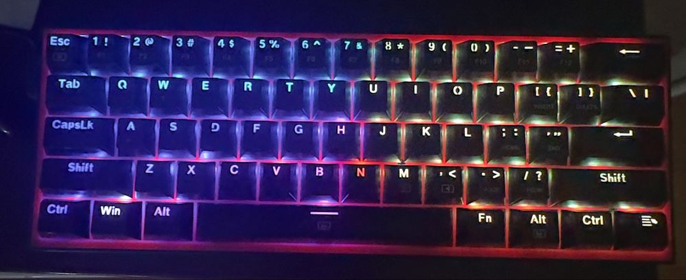 Redragon Fizz K617 RGB Hotswap 60%