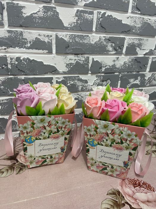 Набор мыльных роз - 9 штук