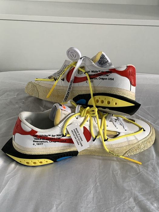 Nike Blazer Low x Off-White “White/University Red”