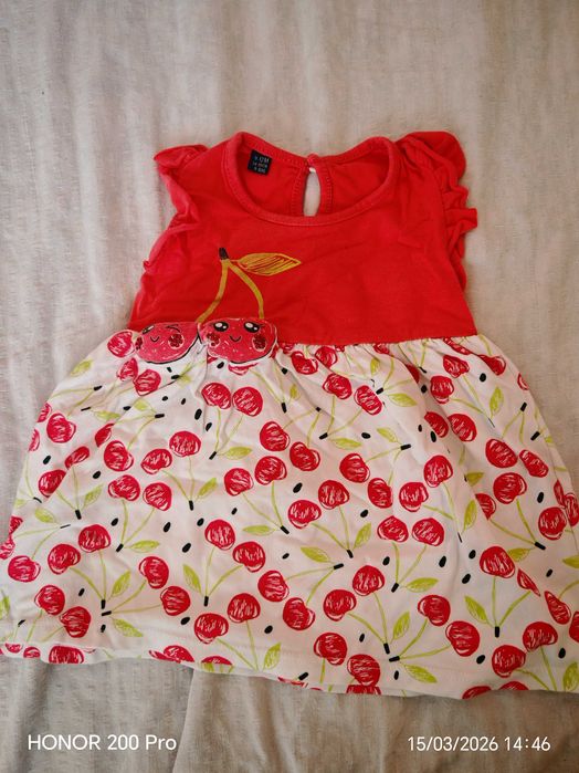 Бебешки летни дрехи за момиче 68/74