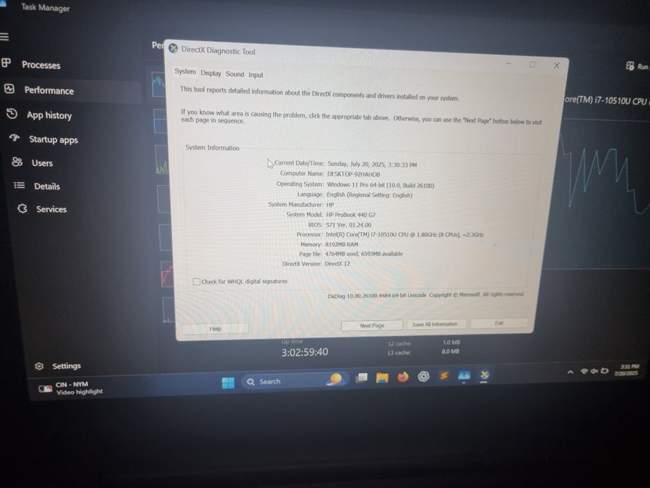 Laptop HP ProBook | 440 G7 | 512GB SSD | i7 10th Gen