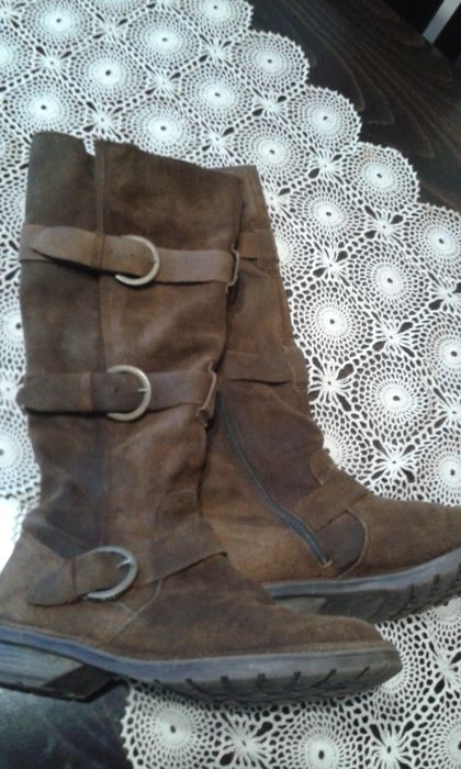 Боти BIG STAR естествена кожа,Ботуши от ЕСТЕСТВЕНА лицева кожа