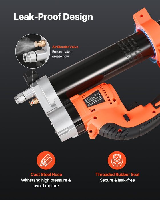 Pistol de Grafitare Fara Fir,55158 PSI,20V,LED,762mm Furtun