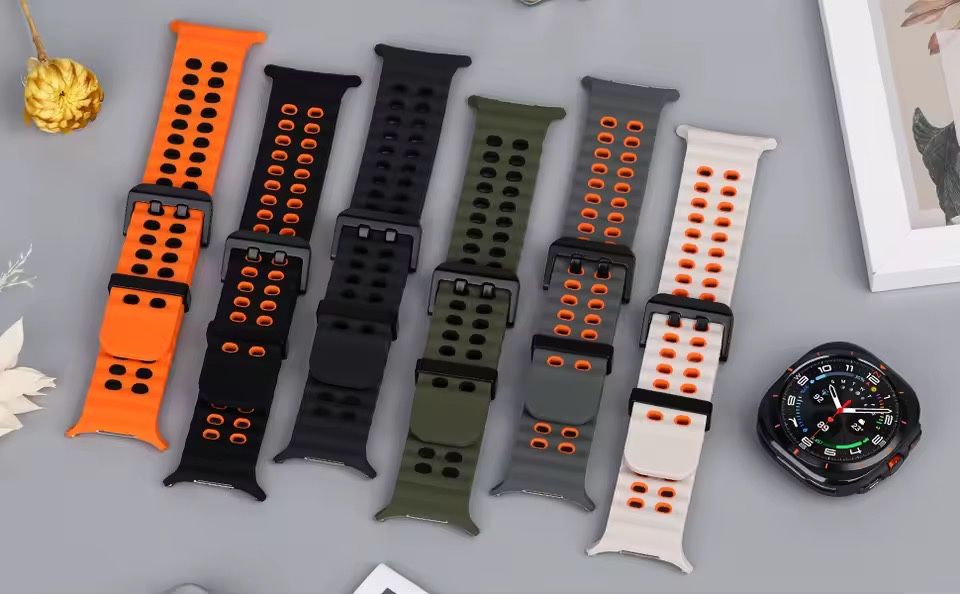 Силиконовa каишкa на дупки за Samsung Galaxy Watch 8 и 8 Classic