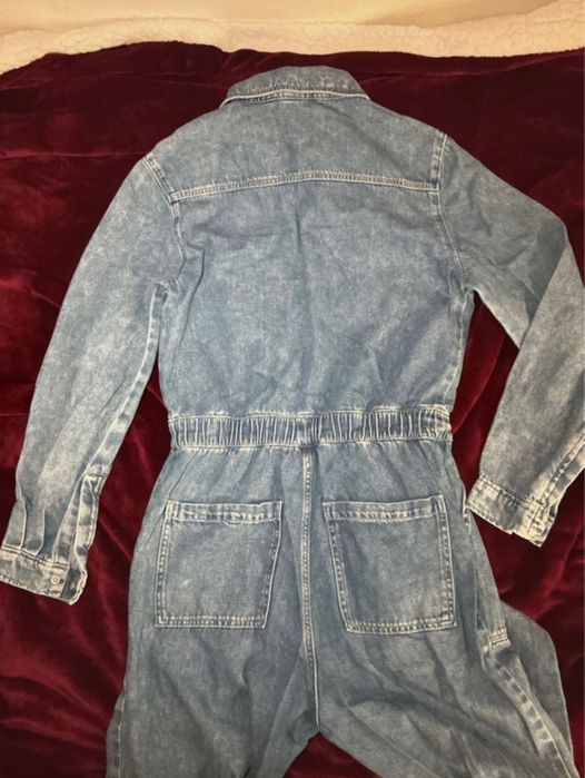 salopeta superba h&m intreaga albastra