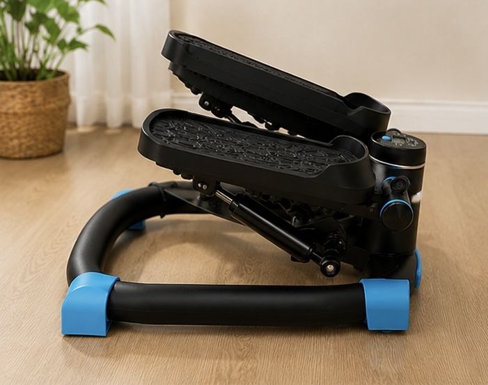 Mini Stepper MERACH 2 în 1 – Nou | LCD | Benzi Elastice | Fitness Acasă
