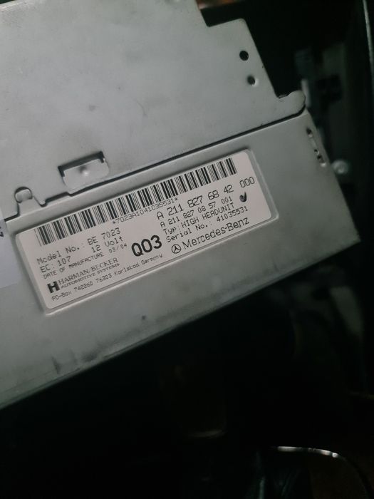 Command 2.0 команд w211 мерседес NTG1 w219