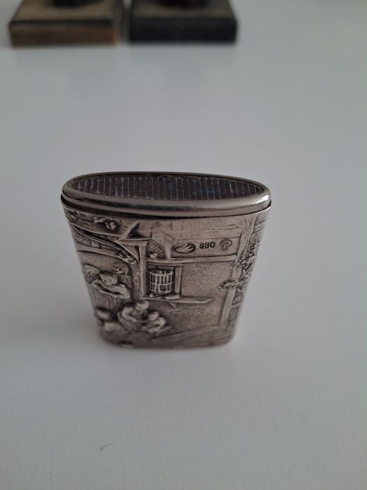 Cutie chibrit argint