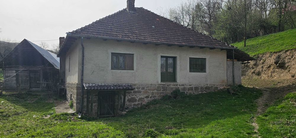 Vand casa cu gradina + padure + teren arabil