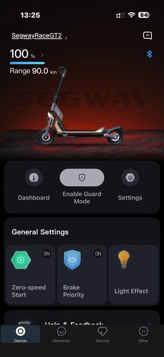 Trotineta el. Segway Scooter GT2P , doar 260 km !!