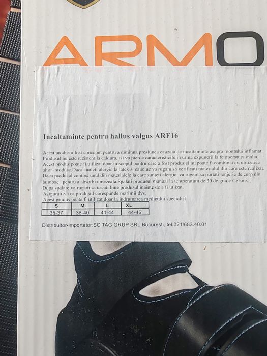 Orteza picior descarcare anterioara pantof ortopedic