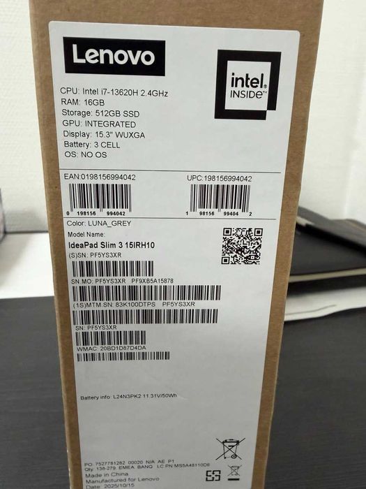 Ноутбук Lenovo IdeaPad Slim3