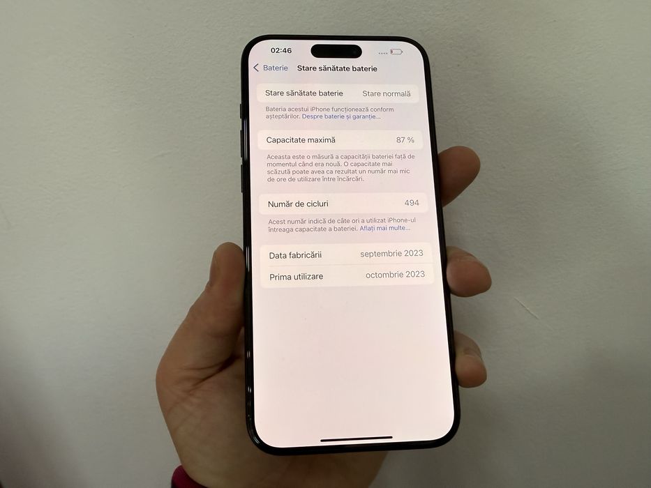 Iphone 15 Pro Max, 256 gb, Black Titanium