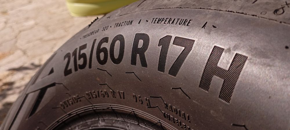 4 броя летни гуми Continental EcoContact 6Q 215/60/r17 H