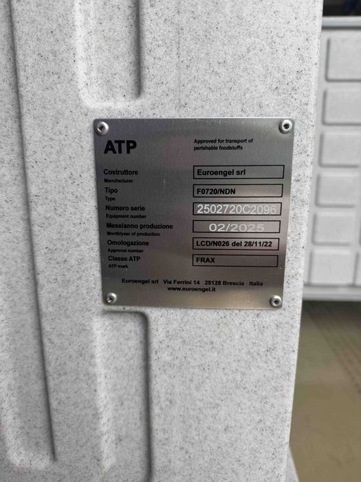 МобилнаХладилна камера Coldtainer F0720/NDN – 720 л, ATP, 12/24V, 2025 г.