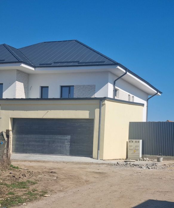Casă modernă 180 mp + garaj 2 mașini, teren 350 mp – exterior Cluj, PF