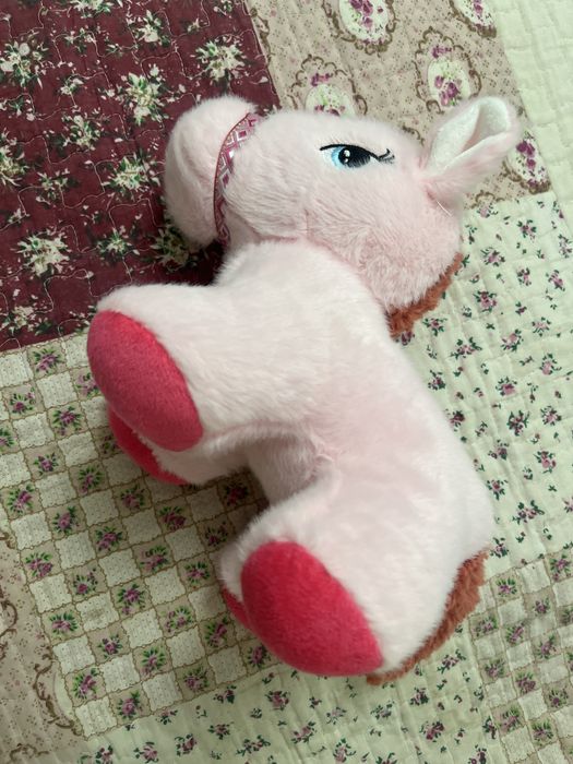 игрушка пони розовая