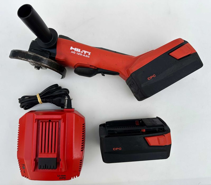 Hilti AG 125-A36 ATC - Безчетков мощен ъглошлайф 2x36V 5.2Ah 2022г.