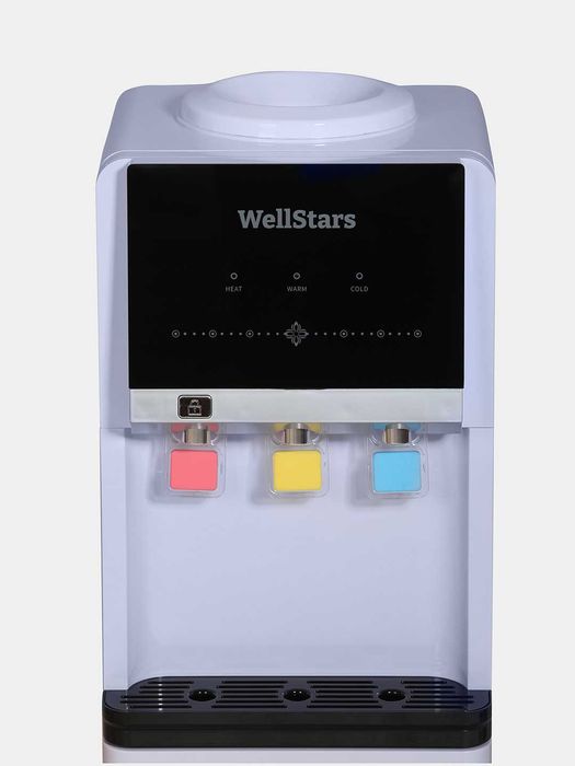 Кулер для воды Wellstars AFK 1707 WG с холодильным шкафом.