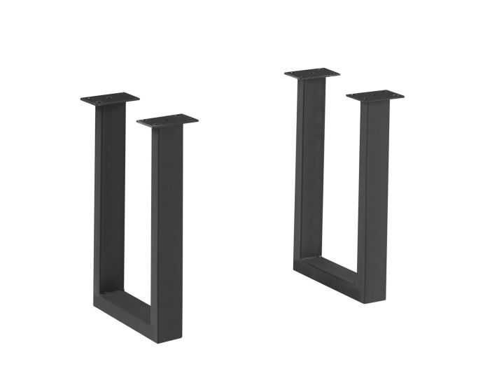 Метална основа за холна маса - черен мат