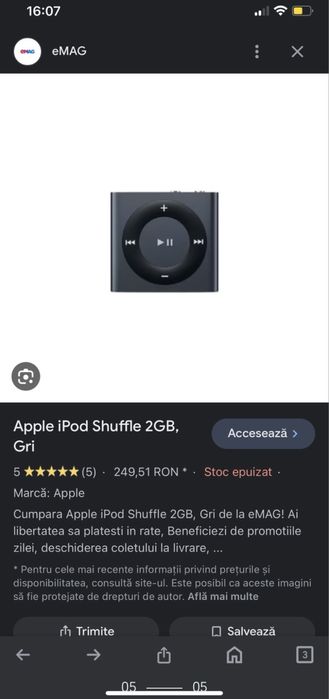 Apple iPod Shuffle (4th Generation)