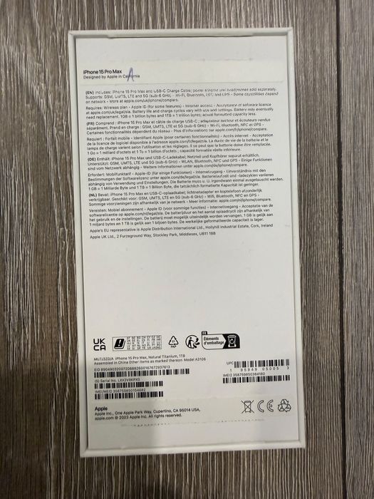 iPhone 15 pro max 1TB