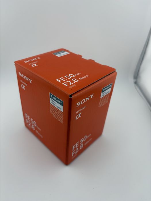 Sony FE 50mm F2.8 Macro Obiectiv Foto Mirrorless Montura Sony E , nou!